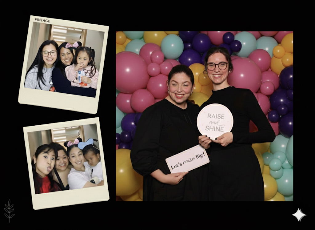 Photogenik collage of guests enjoying photo booths