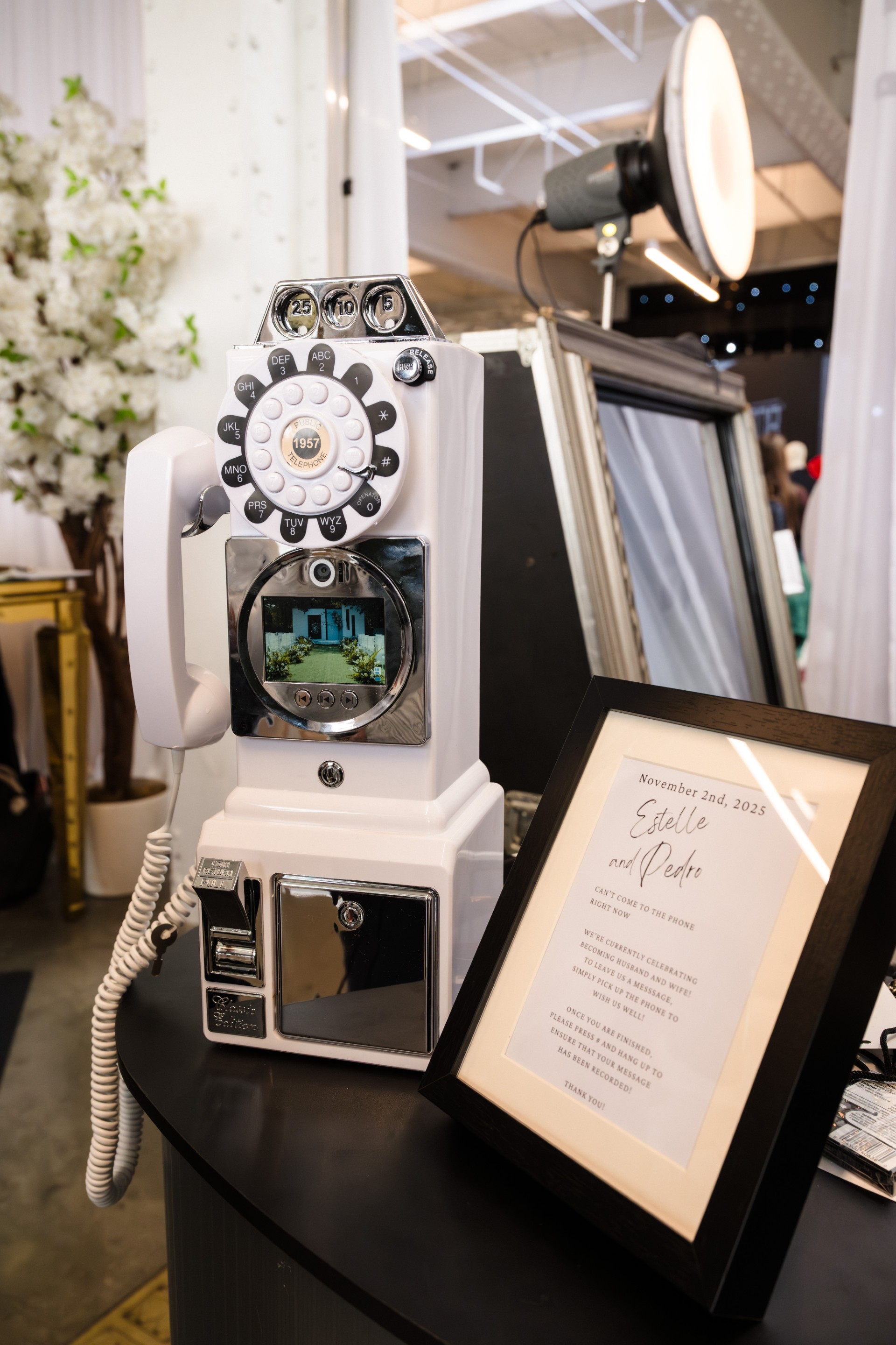 Birthday celebration with photo booth