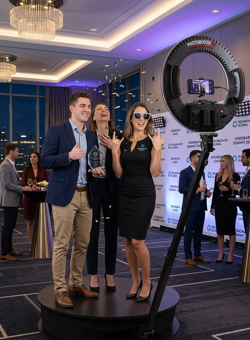 Birthday party photo booth